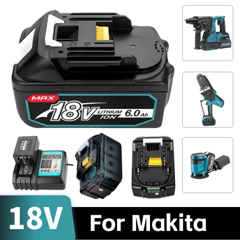 

18V 5.0Ah for Makita With LED lithium ion replacement LXT BL1860B BL1860 BL1850 Makita rechargeable power tool battery