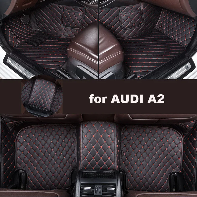 

Autohome Car Floor Mats For AUDI A2 1999-2006 Year Upgraded Version Foot Coche Accessories Carpetscustomized