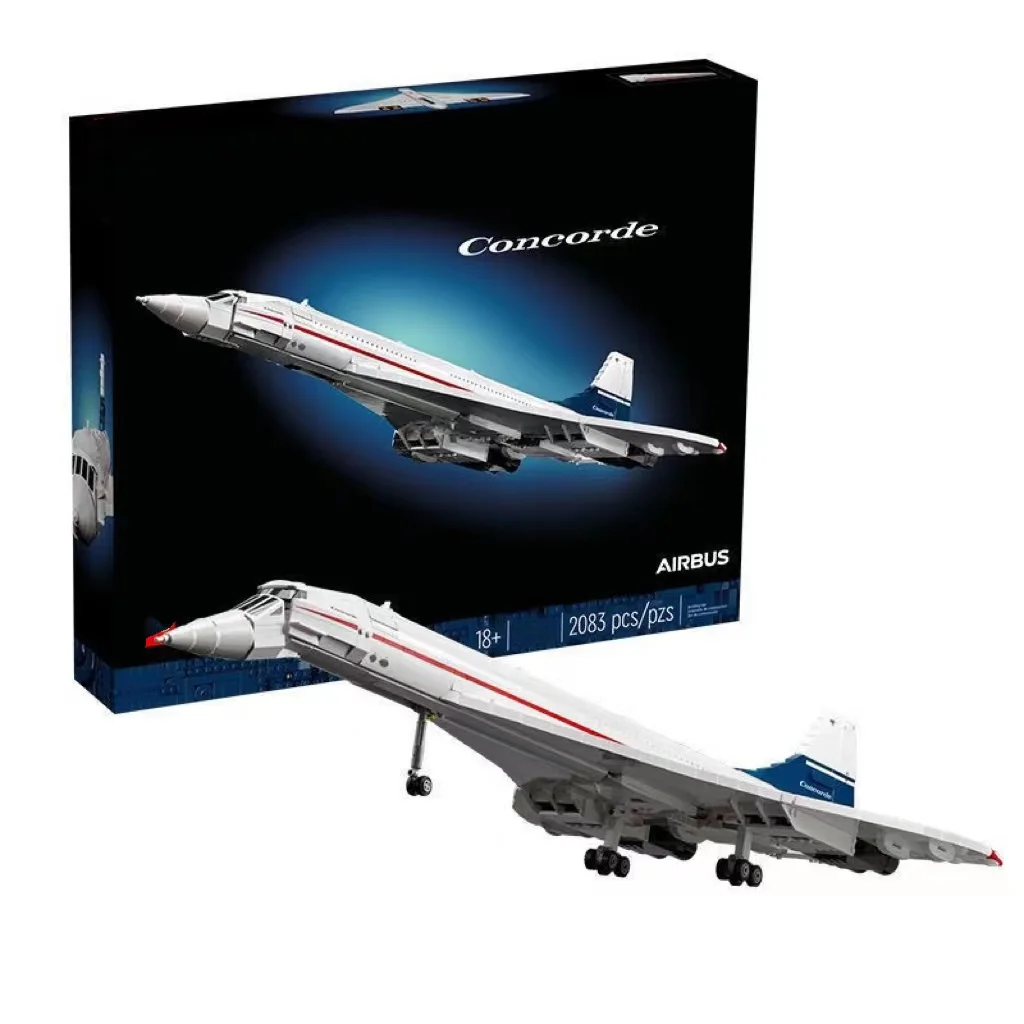 

10318 Concorde Airbus Building Blocks Technical 105cm Airplane Model Brick Educational Toy For Children Birthday Christmas Gifts