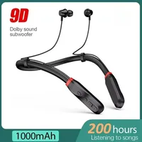 For XIAOMI i35 Neckband Bluetooth Headphones Wireless Earphones 9D Sound Sport Headset Waterproof TWS Earbuds With Mic for phone 1