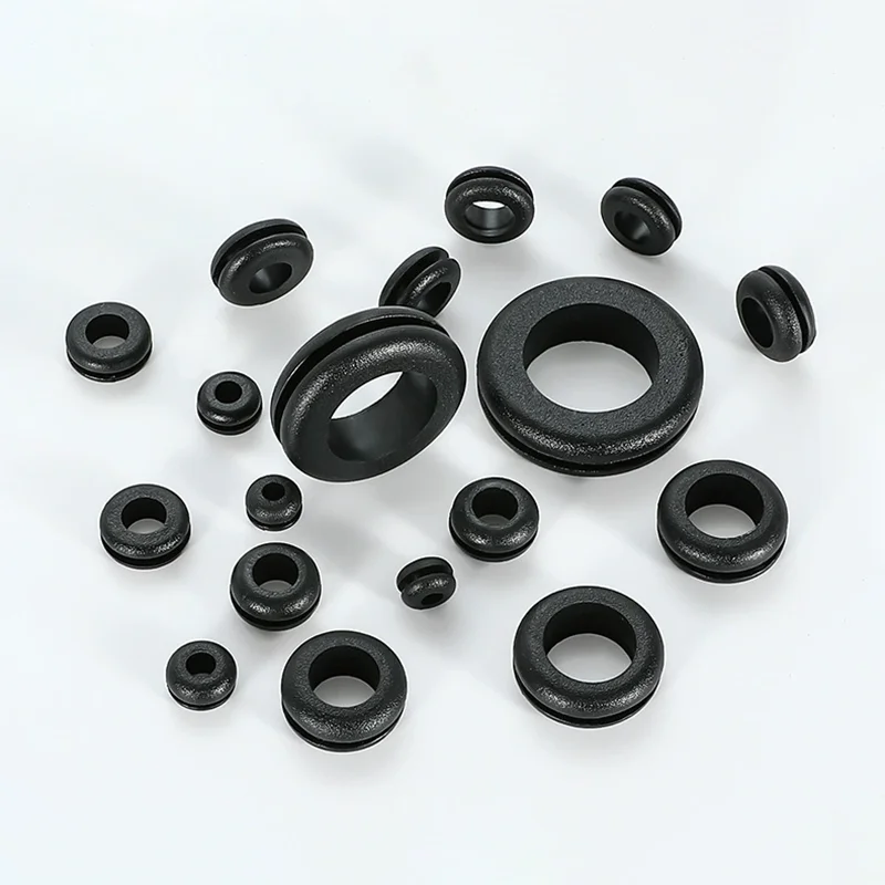 7mm-100mm Rubber Plug Seal Gasket Cable Hole Protector Electric Wire Pass Round Ring Sealing Cap O Rings Cover Stopper Washer