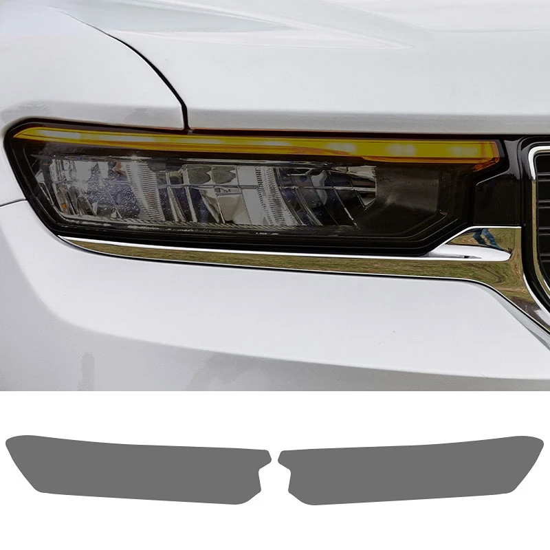 

Наклейка на голову автомобиля для джипа Grand Cherokee, WL 2021, 2022, тпу, прозрачная, дымчатая, 2023, 2 шт.