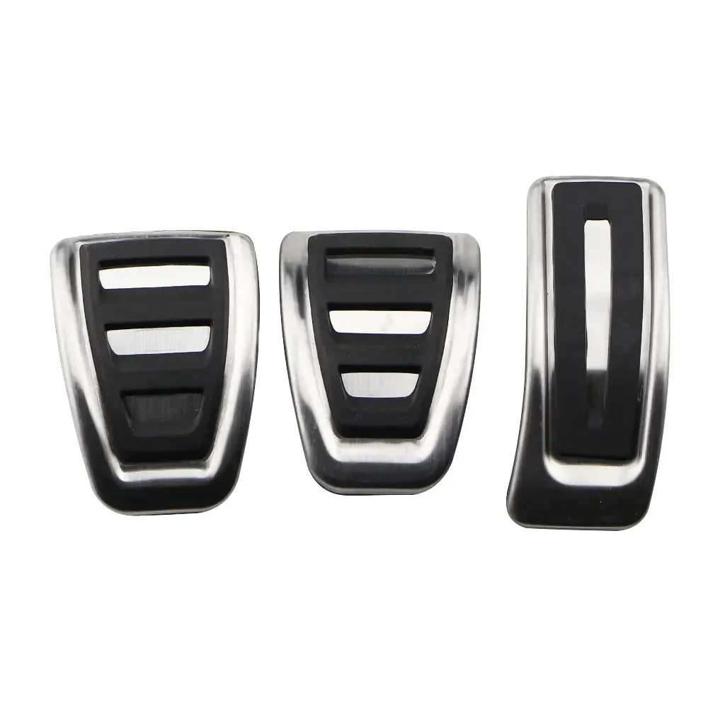 Stainless Steel Footrest Pedals For Audi A4, A5, A6, A7, A8, Q3, S4, S5, RS4