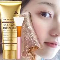 Acide kojique curcuma masque pelable de nuit 100ml collagène hydrolysé éclaircissant peau raffermissant traitement du visage coréen 1