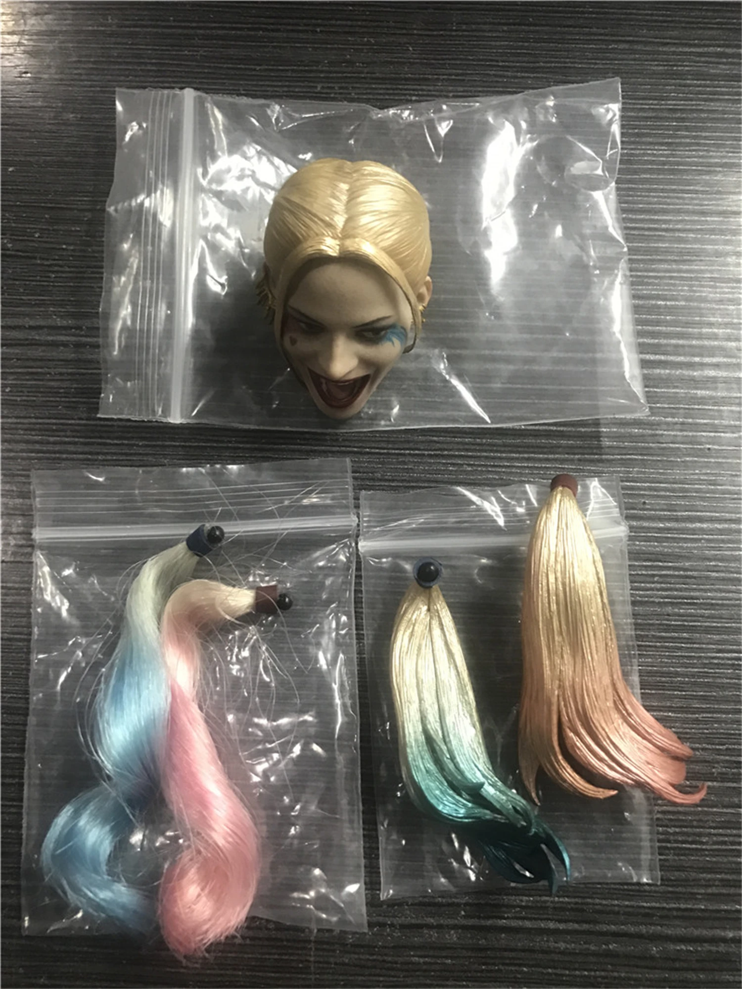 

JXTOYS 1/6 JX-012 женская голова клоуна девушки Лепка двойные косички подходит для 12 дюймов горячие игрушки экшн-фигурки