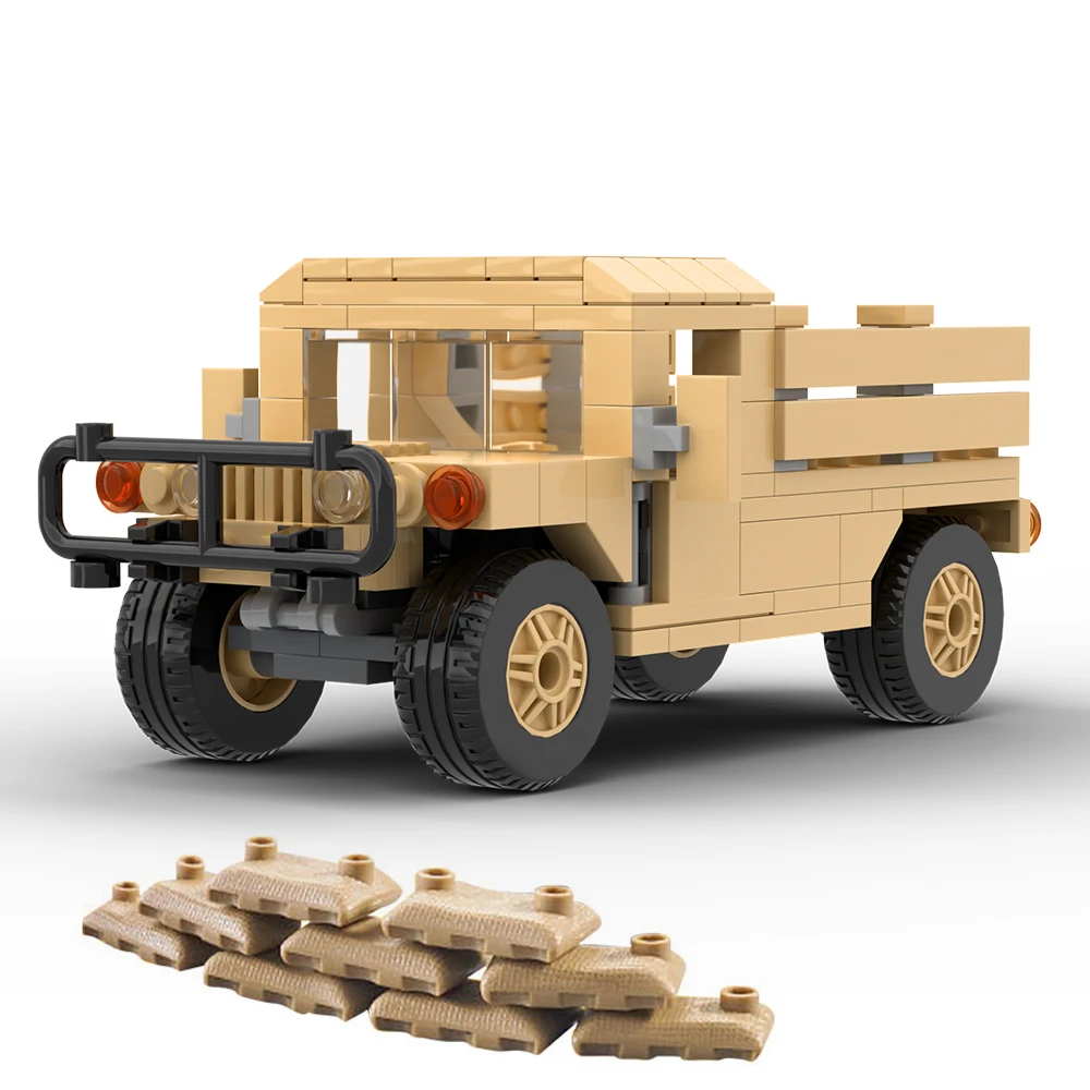 Military Humvee M1097A2 Cargo Troop Carrier Vehicle US Army Minifig military-humvee-m1097a2-cargo-troop-carrier-vehicle-us-army-minifig