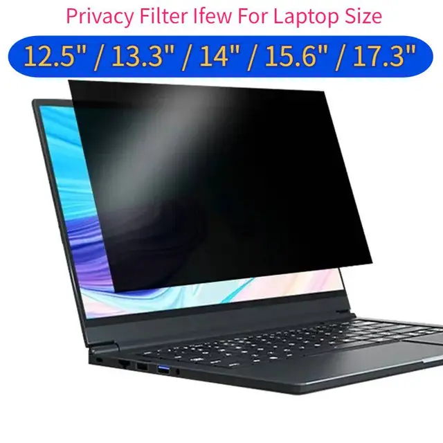 Anti-peeping Screen Protector For Laptop Computer 14 15.6 17 inch 12.5 13 17.3 inches Anti-spy/Glare Matte Film Privacy Filter 1