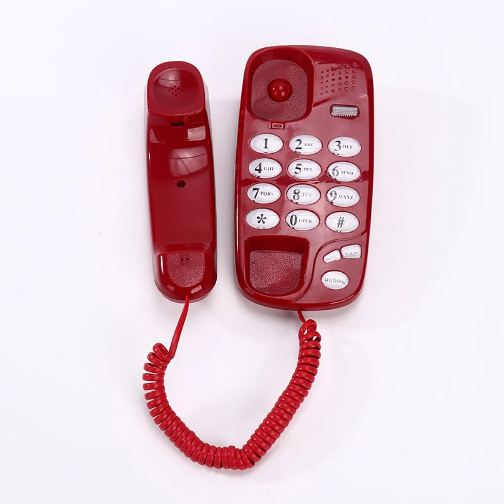 Wall Mountable Corded Phone with Large Buttons