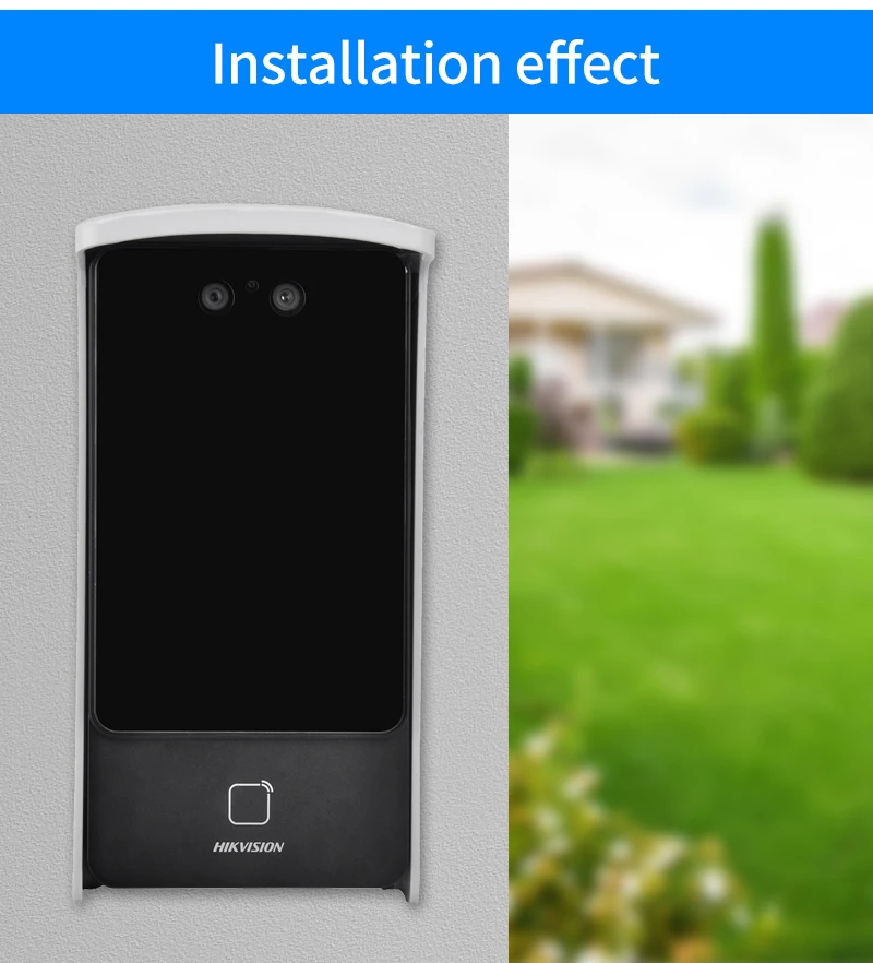 4.3/7 inch Sun Shell Rainproof Cover for Face Recognition Access Control Machine
