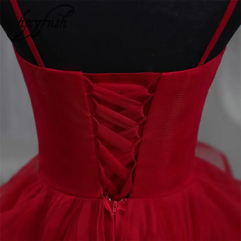 New High-low Train Spaghetti Strap Quinceanera Dresses Sweet Ball Gown Colors Vestidos Make Plus Size