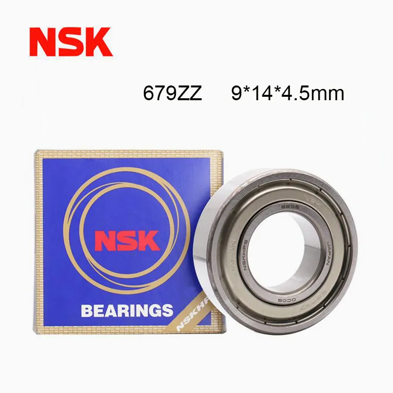 Origin Japan NSK Bearing 679ZZ High Speed Miniature Bearing 5/10pcs 2x4x2 mm Slim Thin Section Deep Groove 679ZZ Ball Bearings