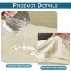 Stretch Sofa Cushion Cover Patio Waterproof Jacquard Sofa Seat Furniture Protector Slipcover with Elastic Bottom For Living Room 4