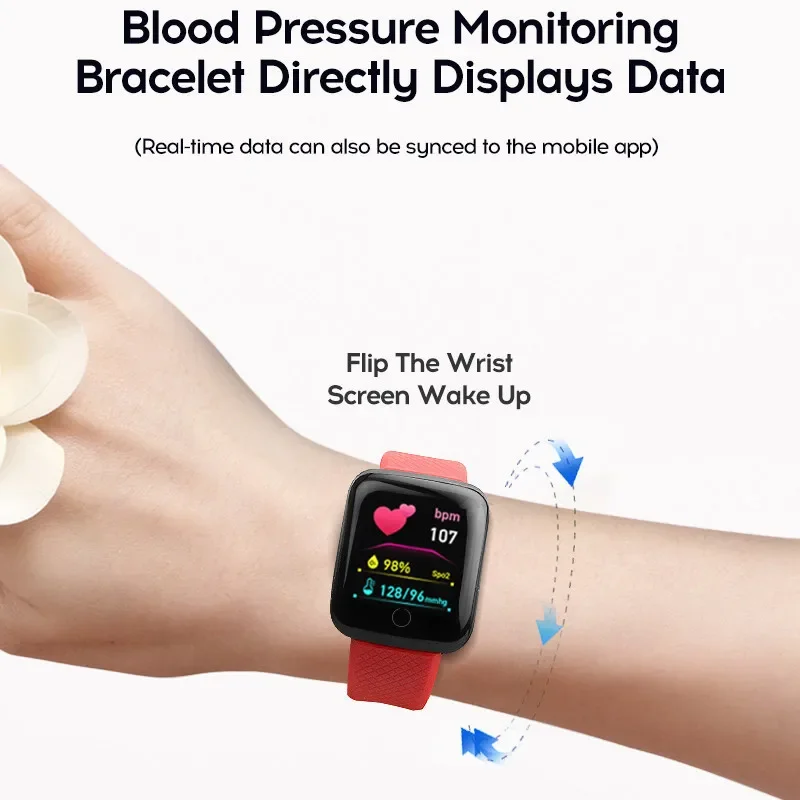 Smart Watch for Xiaomi Bluetooth Men Women Blood Pressure Heart Rate Monitor Sport Smartwatch Tracker Reminder Sleep Monitoring 2