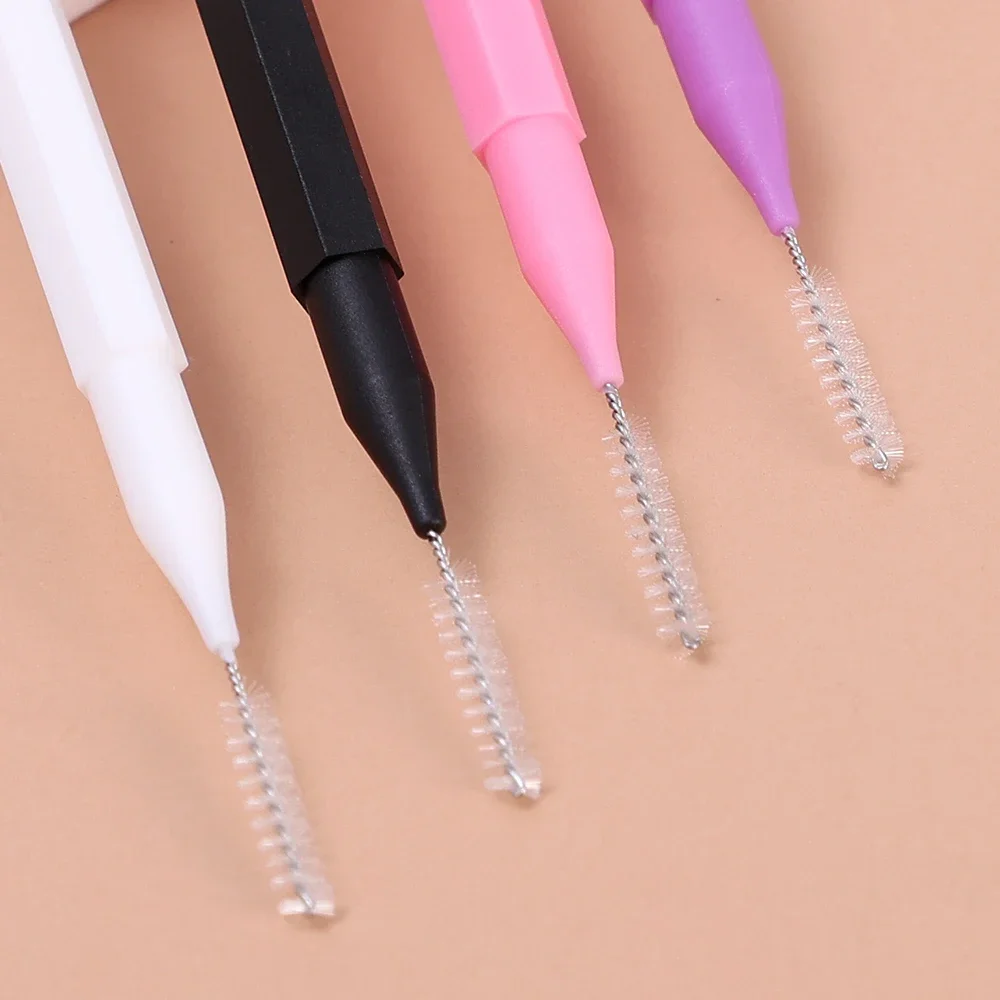 10-100Pcs Mini Eyebrow Brush Brow Lifting Brush Disposable Brow Lifting Brush Micro Bendable Eyelash Brow Applicator Makeup Tool 6