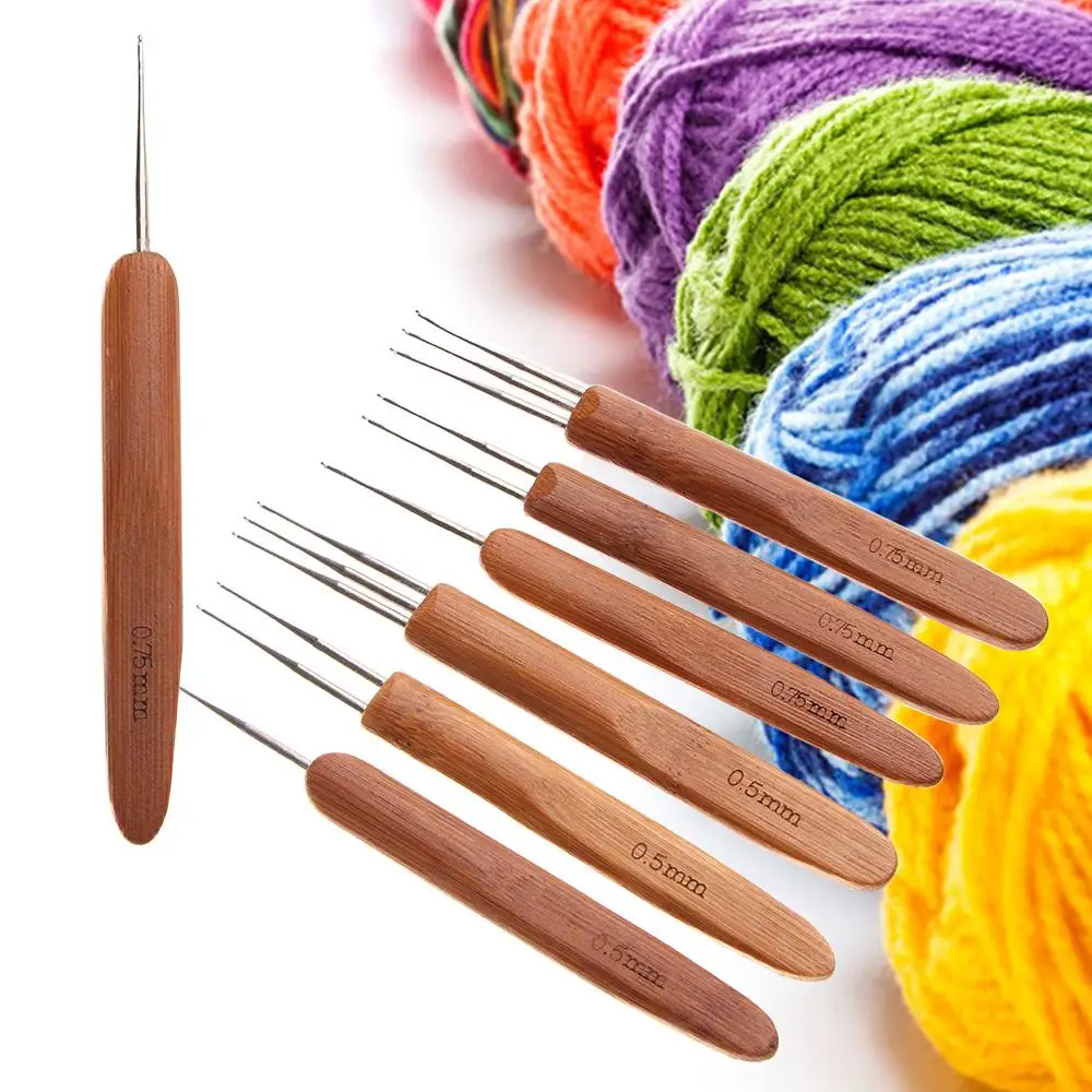 

Making Tools Braiding Hair with Stainless Steel Crochet Needle Making Dreadlock Braid Maintenance Knitting Hooks