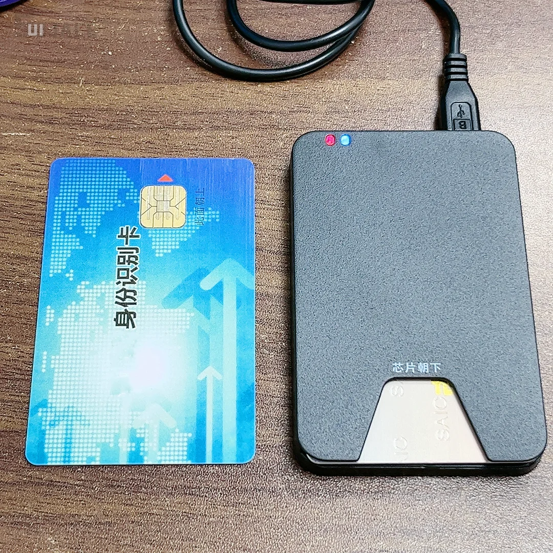 Lecteur de carte à puce puce de carte d'identité carte d'identité électronique pour carte EMV Signature numérique lecteur de carte d'identité carte IC de santé citoyen