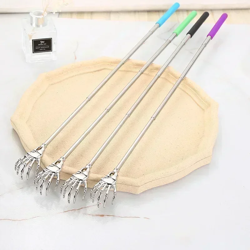 Back Scratchers Retractable Rake Massage Tool Telescopic Scratching Backscratcher Extendable Massage Claw for Back Scraper Massage Relax Back Scratcher Relieve Anti-itch Tool
