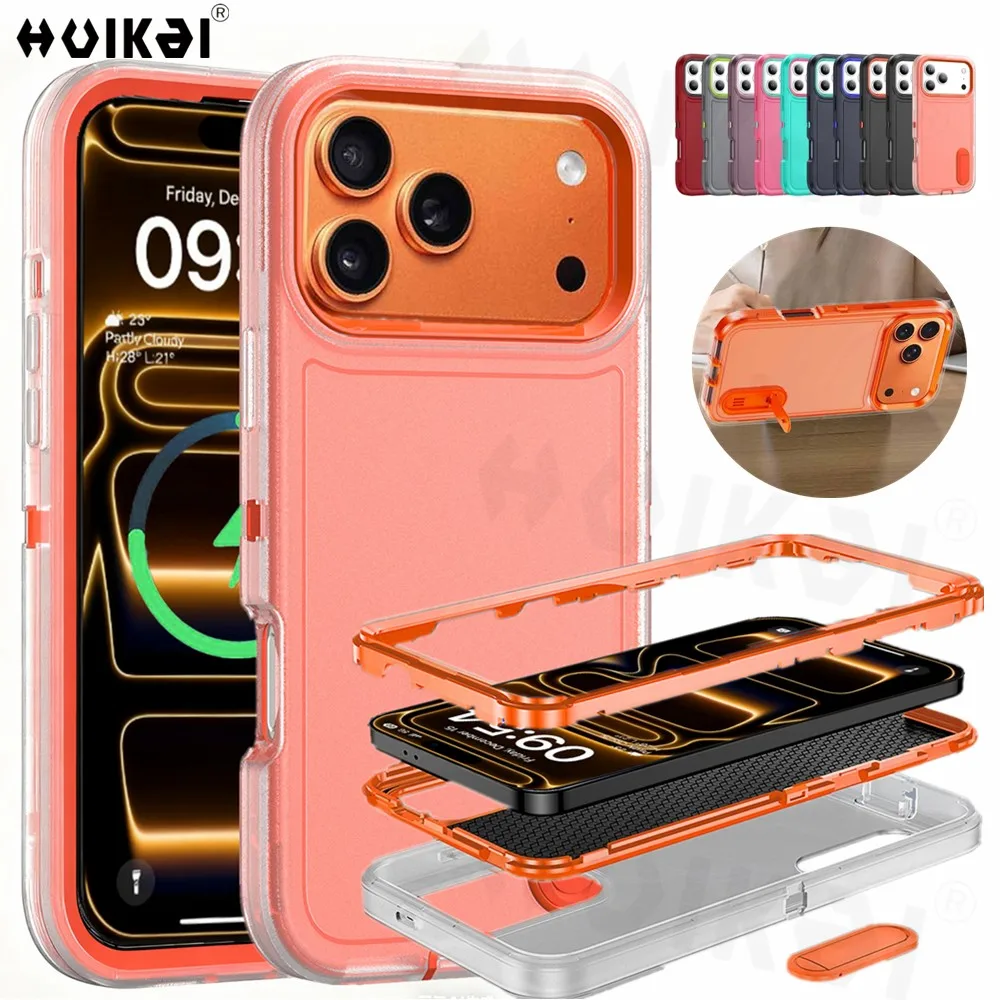 Case For iPhone 17 Pro Max 16 15 Pro Max 14 Pro 13 12 11 Heavy
