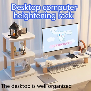 Supporto per Monitor da Ufficio, Stand per Computer, Supporto per Postazione di Lavoro, Organizzatore da Scrivania