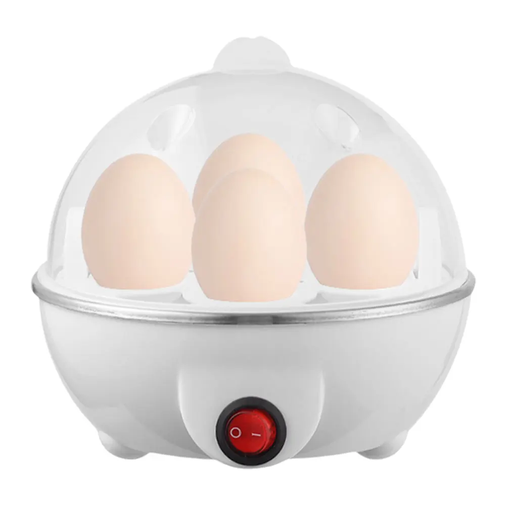 Electric Egg Cooker with Auto Shut-Off Feature and 7 Egg Capacity for Hard and Soft Boiled Eggs at Home