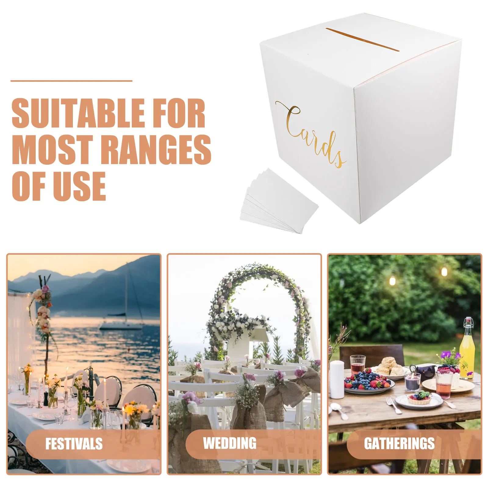 Wooden Gift Card Boxes Acrylic Card Box 1 Set Box Card Wedding Boxes Suggestion Holder Money Gift Boxes Party Donation Letter Slot