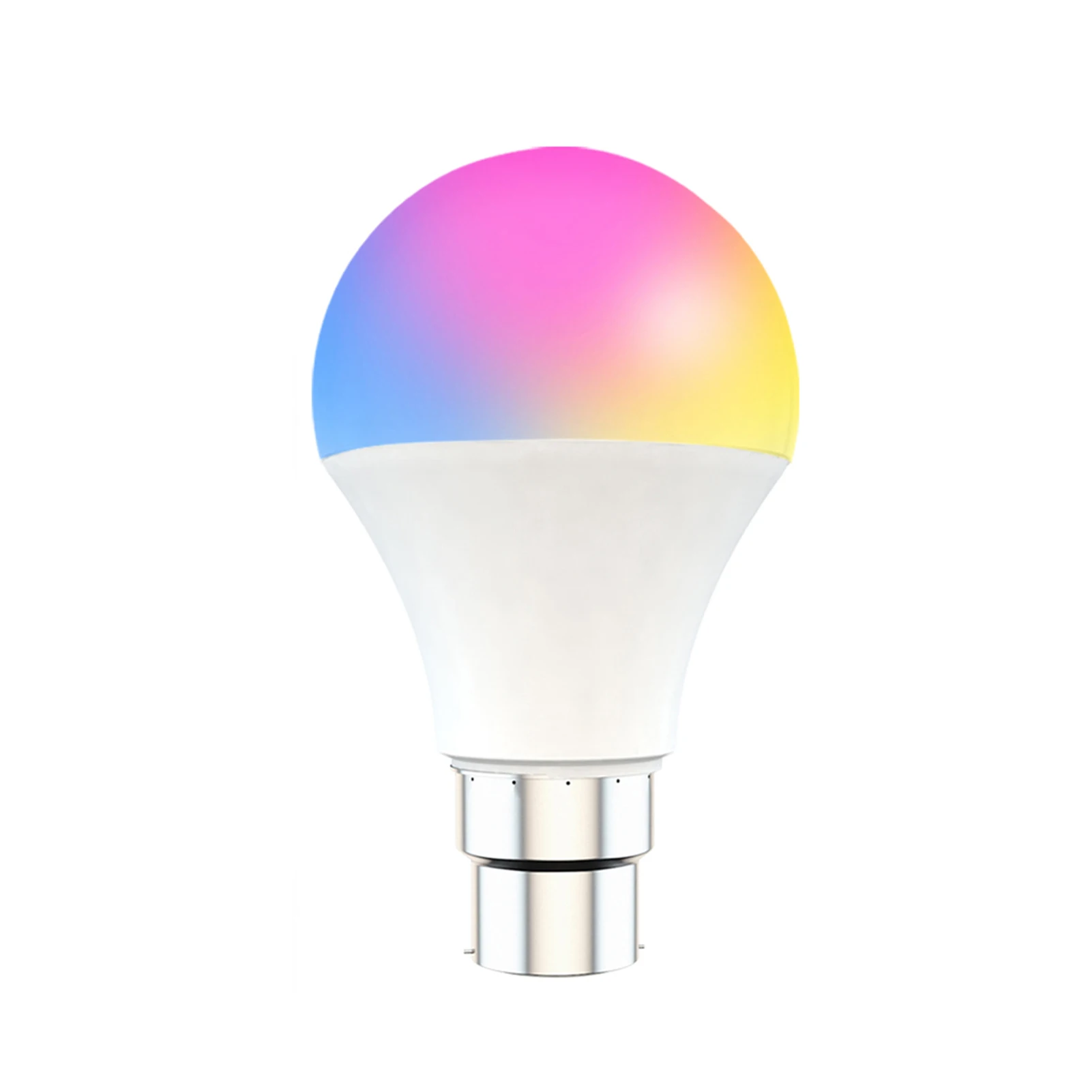 투야 와이파이 B22 스마트 디밍 전구, RGBCW 100-240V LED 라이트, 스마트 라이프 앱 제어, 알렉사 구글 홈 앨리스 지원