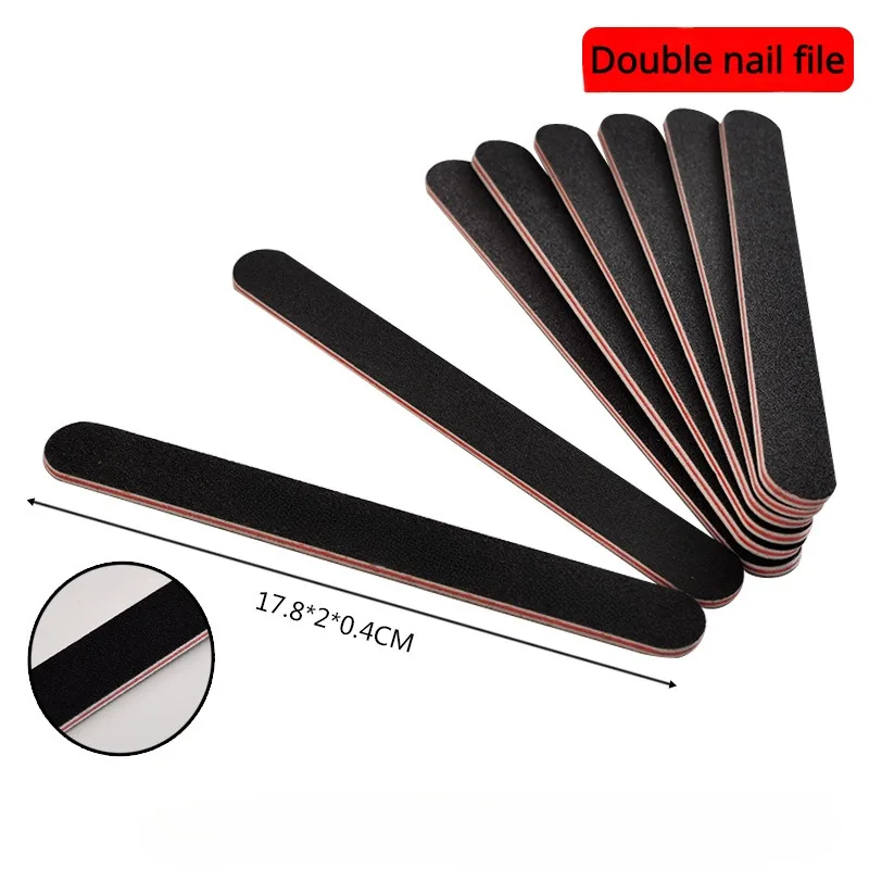 1PCS Nail Salon Fashion Permanent File Double-sided Nail File Tools Polishing Scrub Tools Nail Tools Tattoo Accessories Pedicure glasses accessories spectacle lens processing double sided sticking anti slip double sided adhesive polishing anti running