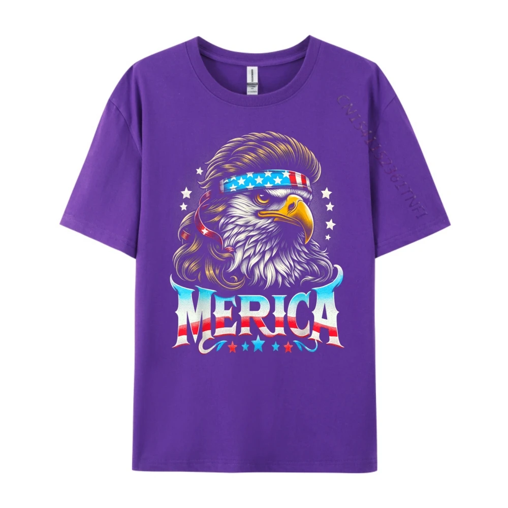 Funny Patriotic Accessories Co.4th Of T Shirt Cute Hip hop Premium Cotton Round Neck Woman Tops Tees T Shirt Mother Day Funny Patriotic Accessories Co.4th Of July Patriotic Funny Eagle July 4th Usa Merica 3283 purple