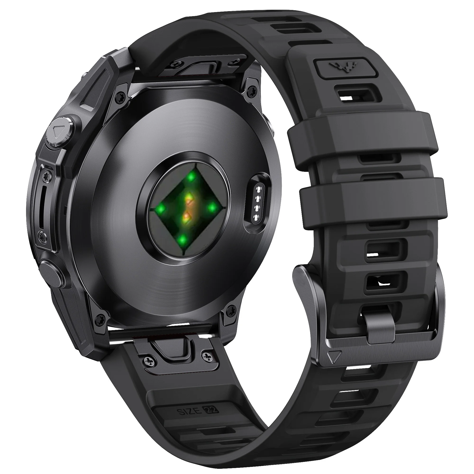 Premium Silicone Strap Bracelet for Fenix8 Watch - QuickFit Design