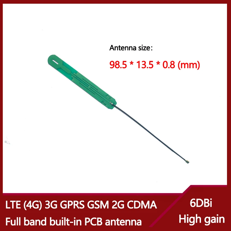 Антенный кабель с полным диапазоном LTE 4G 3G GPRS GSM 2G CDMA 12 см усиление 6 дБи встроенная