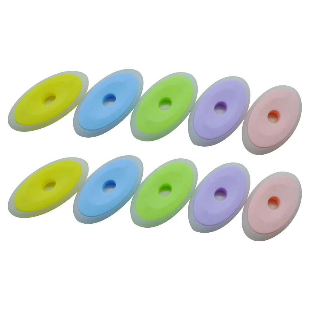 50Pcs 다채로운 중립 펜 지우개 학생을위한 부드러운 실리콘 플라스틱 지우개 어린이 사무실 학교 문구 고무 지울 수있는