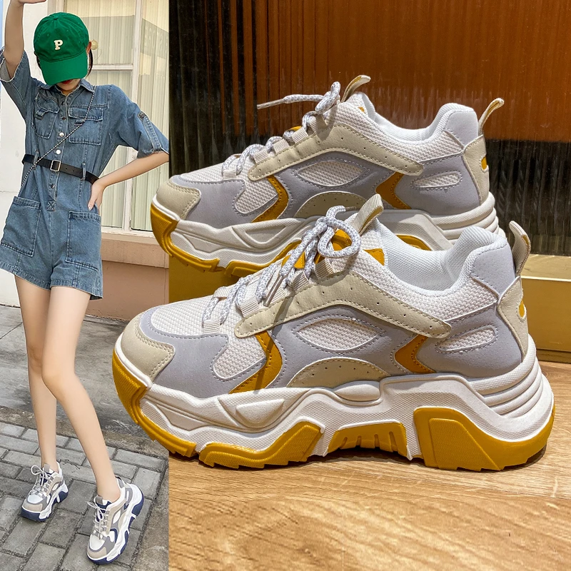 

Comfortable Spring Summer Outdoor Running Shoes for Women Breathable Mesh Women Athletic Sneakers Fitness Trainers