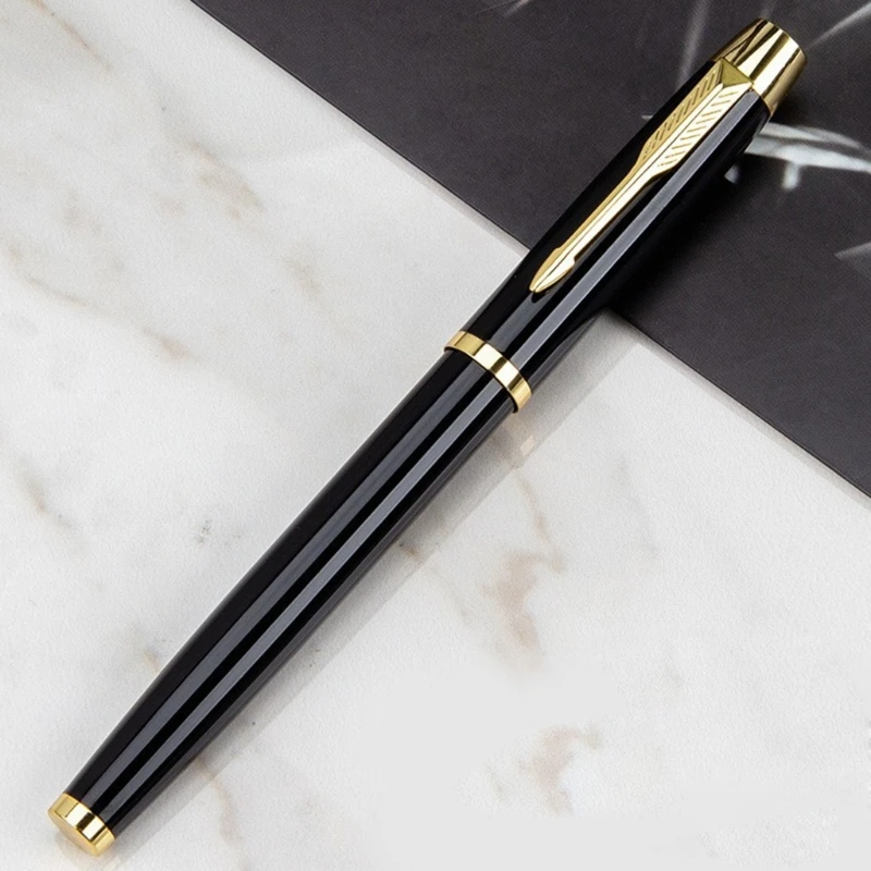 Elegant Signature Metal Gel Pen with Clip - Perfect Business Gift