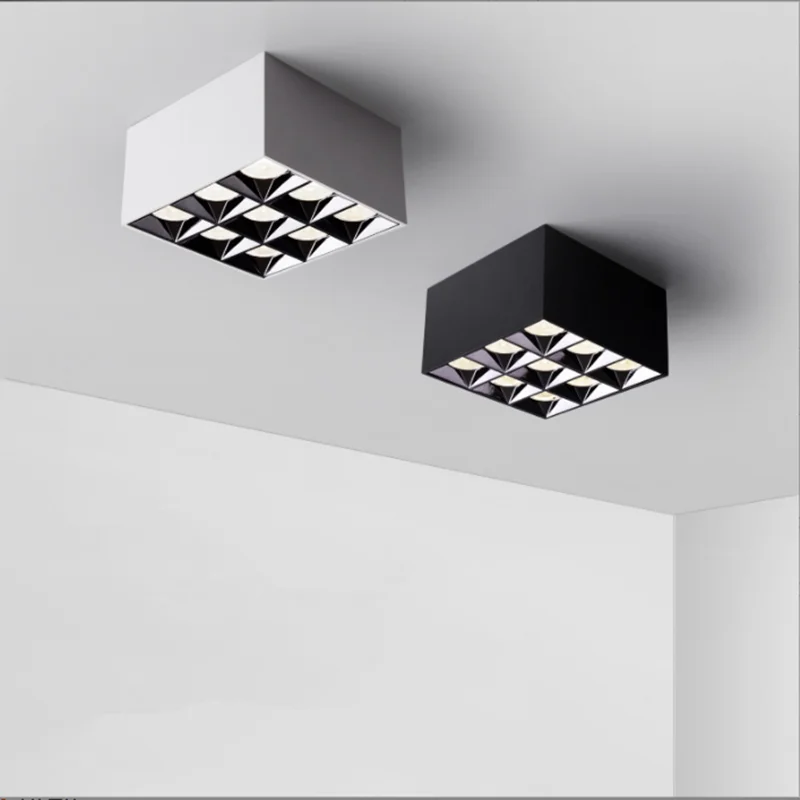 Dimmable Surface Mounted Downlight Ceiling Lamp 8W 12W 18W 27W  LED COB Spot Light AC110V 220V Ceiling Light
