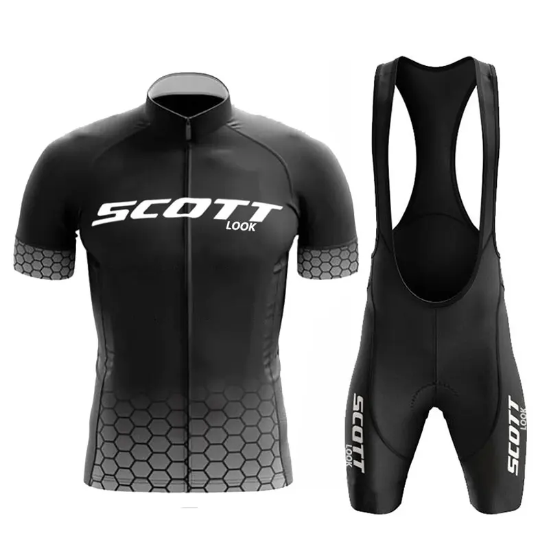 2025 Summer Cycling Clothes Men Cycling Kits MTB Bike Clothing Short Sleeve Breathable Racing Road Bicycle Cycling Jersey Sets 5