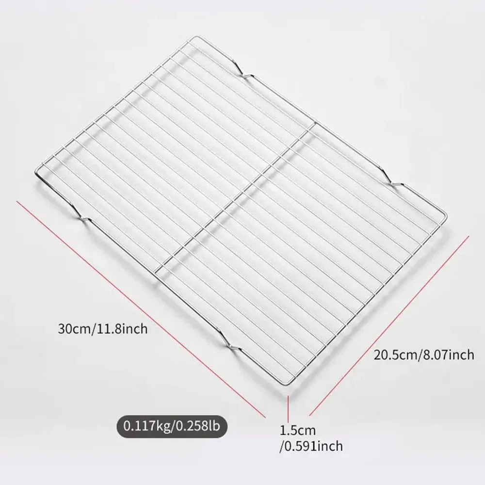 Stainless Steel Barbecue Mesh Mat Reusable Heat Resistance BBQ Baking Net Pad Kitchen Cooking Stove Stand Liner Accessories Tool