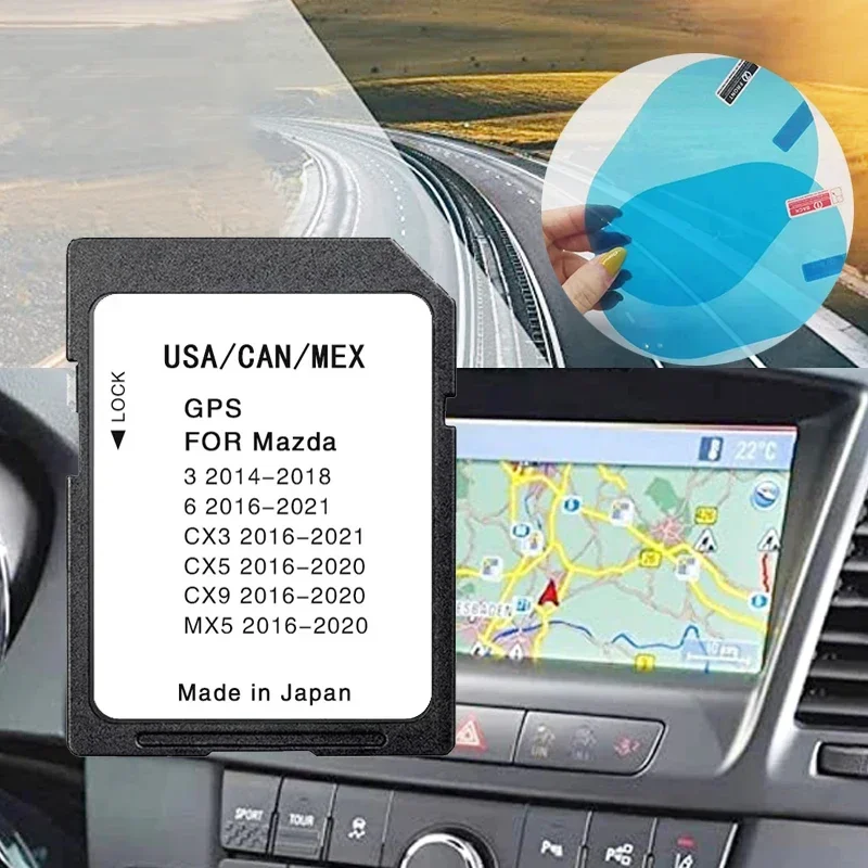 Спутниковая навигация SD-карта сша канада мексика для GPS-устройства для Mazda 3 6 CX3 5 9 MX5 бесплатная доставка