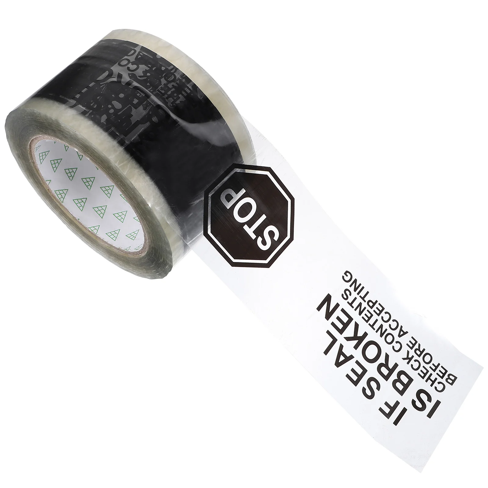 

1 Roll IF Seal is Broken Check Contents Before Accepting Stop Sign Sealing Tape Packing Tape
