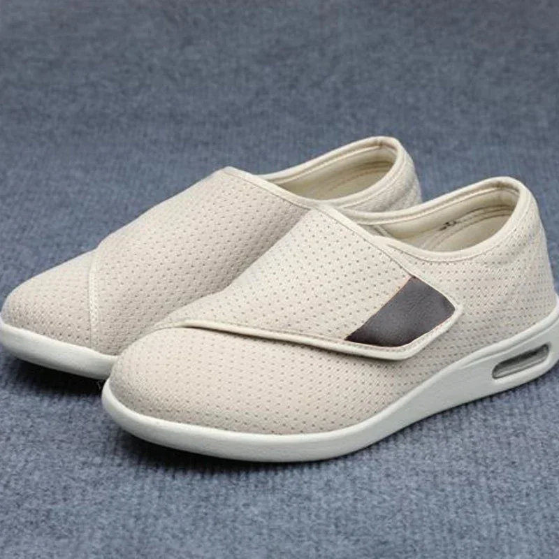Breathable Non Slip Shoes For Middle-aged And Elderly People Light Casual Walking Shoes Adjustable Elastic casual sneakers