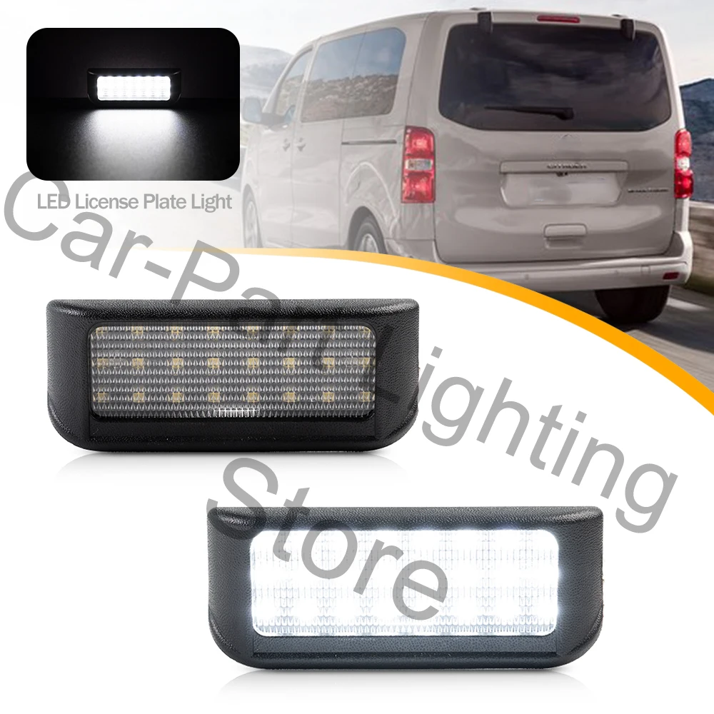 2PC LED For CITROEN Berlingo Number License Plate Light Lamps 2018 2014 no error Dispatch