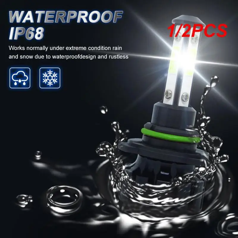 

1/2 шт., Автомобильные светодиодные лампы, 6000 К, 360 °