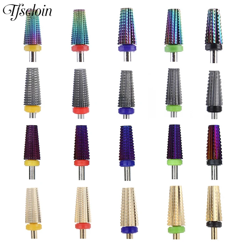 1pcs Tungsten Carbide Nail Drill Bit Milling Cutter For Manicure 3/32