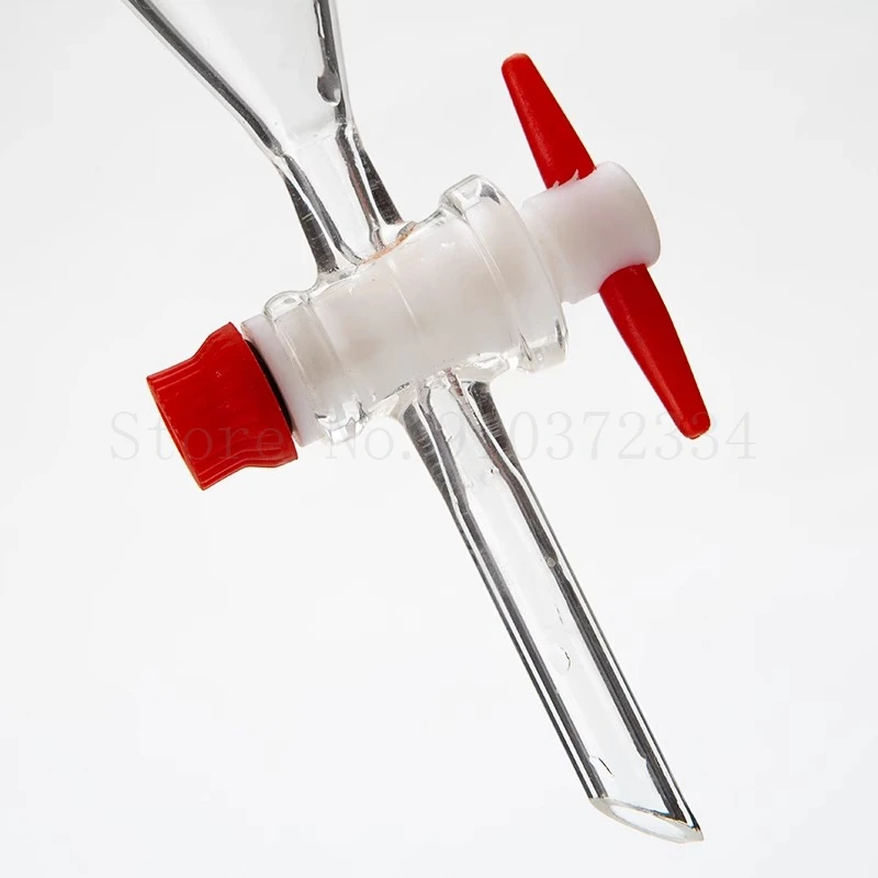 1pc Pear-shaped Glass Separation Funnel Standard Mouth 30ml/60ml/250ml/500ml/1000ml separating Laboratory Experiment lab separatory funnel lab glass supplies