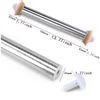 Adjustable Stainless Steel Rolling Pin with 4 Thickness Removable Rings Versatile Dough Roller for Baking Pizza Bakeware Tools 5