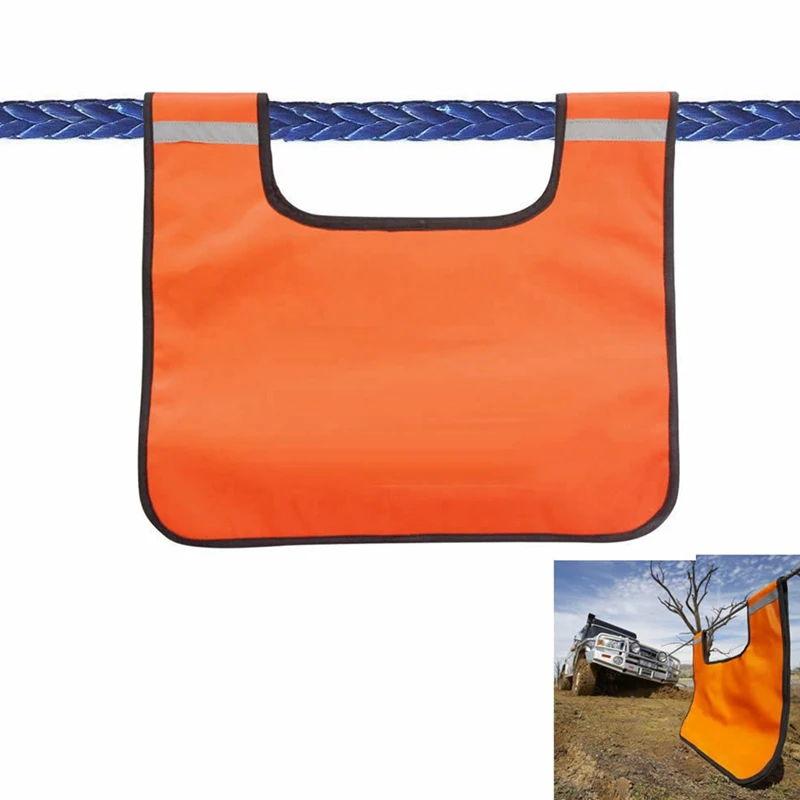Plus+ Strong Durable PVC Winch Rope Damper Blanket With Pocket