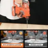 2 Battery&charger Brushless Cordless Rotary Hammer Drill Battery Construction Electric Wireless Hammer for MAKITA Battery 1