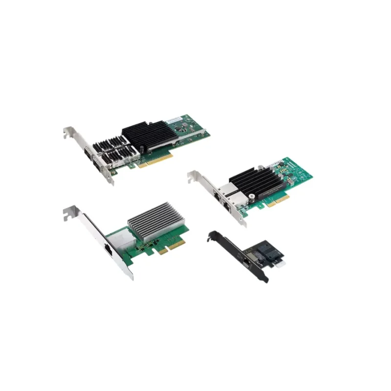 CNNAS rtl8127 10 기가비트 네트워크 카드 광 포트 전기 포트 PCIE4.0x1SFP+10G/5G/2.5G/1G Realtek 칩 컴퓨터 회사 Int