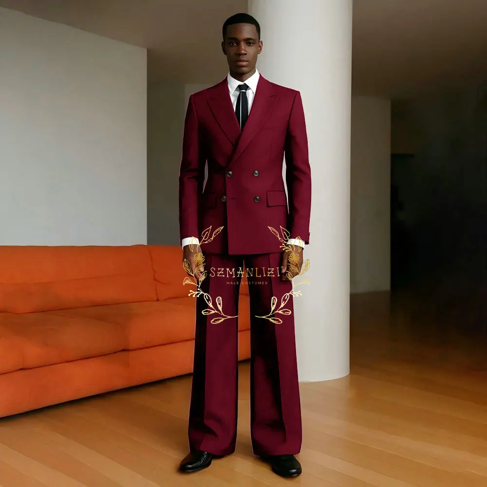 Costumes décontractés beiges pour hommes