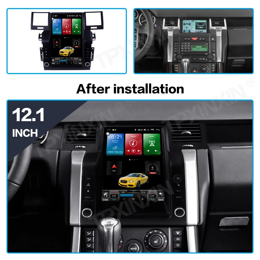 

For Land Range Rover Sport 2005-2009 Carplay Android 12 Car Stereo Radio Multimedia Player GPS Navigation Auto Audio Head Unit
