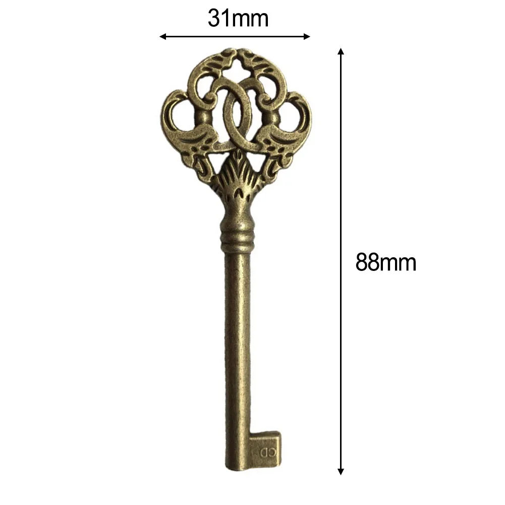Keys For Furniture Cabinet Vintage Style Easy Installation 10pc